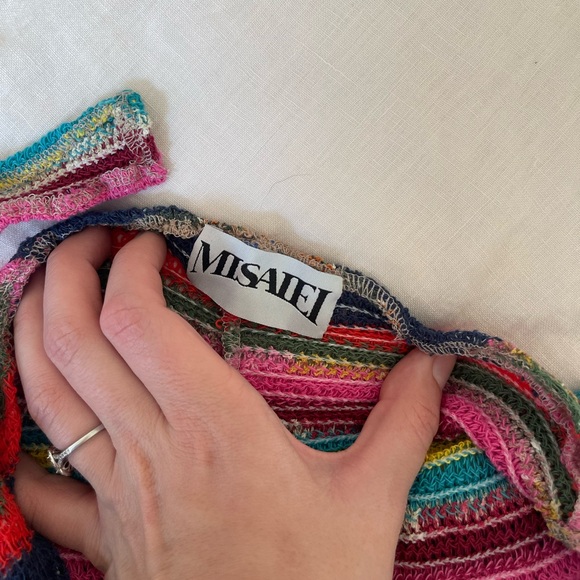 Misaeie crotchet dress rainbow - Picture 3 of 7